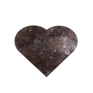 Amethyst Cluster Heart Wt: 289g