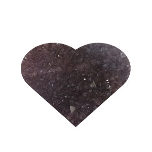 Amethyst Cluster Heart Wt:264g
