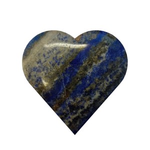 Lapis Lazuli Polished Puff Heart 40-50mm (Afghanistan)