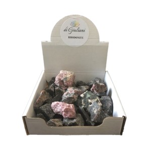 Rhodonite Rough Counter Display Box (1 kg)