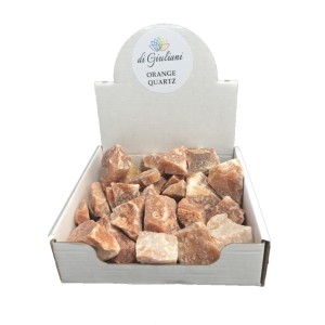 Orange Quartz Counter Display Box