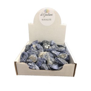 Sodalite Rough Counter Display Box