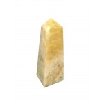 Calcite Lemon Tower H:9.5 x W :3cm W: 183g - 1 Pcs (A Grade)
