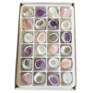 Dragon/Emma's Eggs Rough Stone Box - 24 Pcs