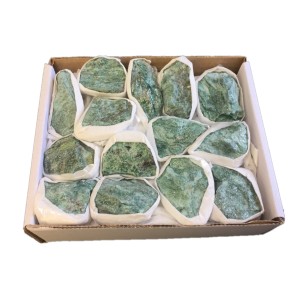Fuchsite Rough Stone Box Small