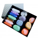Chakra Natural Stone Therapy Kit Gift Box