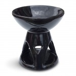 Deep Ceramic Burner Triangle Black OB33-1 Pc
