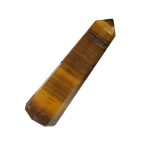 Fluorite (Golden) Hex Massage Wand 6-8cm (India)