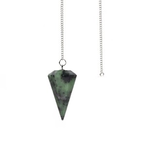 Ruby Zoisite Pendulum Faceted 35-40mm