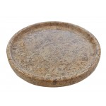 Fossil Coral Hand Carved Sage Smudge Fireproof Plate 15cm