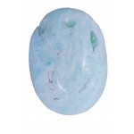 Calcite Carribean Blue (Blue Aragonite) Palmstone 55mm - 1 Pcs