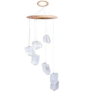 Clear Quartz 3-5cm Points Natural Windchime (7 Stones)