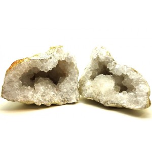 Moroccan Geodes White Quartz Size 3 (1 Pair)