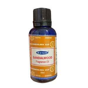 Sandalwood Fragrance Oil 25ml - 12 Pcs (Satya)