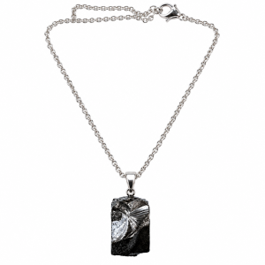 Shungite Elite Pendant with Stainless Steel Chain
