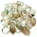 Clear Ouartz with Inclusions Tumbled Stone 20-30mm(500g)