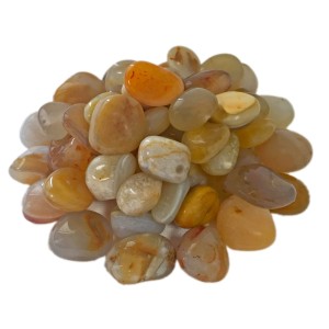 Agate Yellow Tumbled Stone 20-30mm (500g)