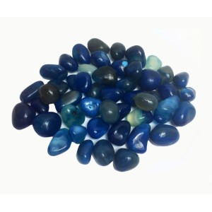 Onyx Blue Tumbled Stone 20-30mm (500g)