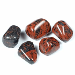 Obsidian Mahogany Tumbled Stone 20-30mm (100g)