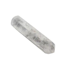 Clear Quartz Hex Massage Wand 7-8cm (India)
