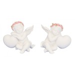 Angel with Heart and Rose Headband 2459 - 6 Pcs