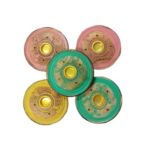 Ash Catcher Plate Multi Colour 10cm ASHWD3185 (12 Pcs)