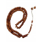 Meditation Prayer Beads Rondell Handcrafted (Natural Wood)