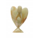 Onyx Marble Multi Green Handcrafted Angel H:6" (H:15cm)