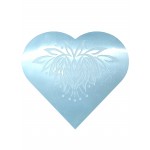 Selenite Puff Heart 7cm Lotus Design