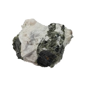 Tourmaline Green Feldspar Cluster in Matrix Wt: 121g