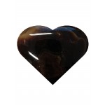Calcite Chocolate (Brown Aragonite) Puff Heart 60mm (110g) 1 Pcs
