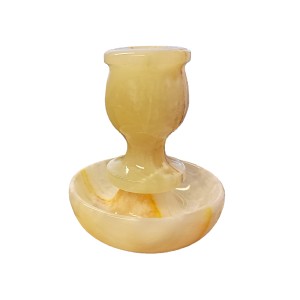 Onyx Light Green Candlestick Holders Round 3 X 3" Onyx Light Green Candlestick Holders Round 3 X 3"