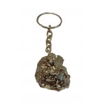 Pyrite Natural Chunk Rough Keyring - 1 Pcs