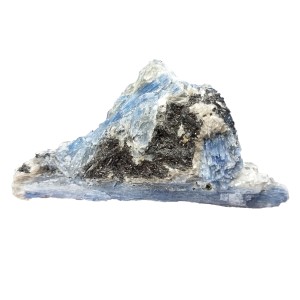 Kyanite Blue Specimen on Mica with Tourmaline Cluster (38g)