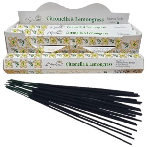 Citronella & Lemongrass Incense Hex (6 TBS) Di Giuliani