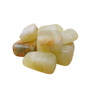 Calcite Lemon Tumbled Stone 20-30mm (250g) Frosted Calcite Lemon Tumbled Stone 20-30mm (250g) Frosted