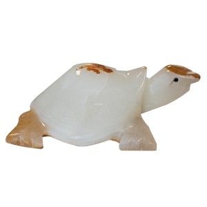 Green Onyx Light Hand Carved Marble Turtle 5" (12.5cm) Green Onyx Light Hand Carved Marble Turtle 5" (12.5cm)