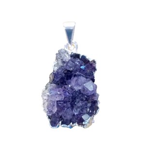 Amethyst Druze Pendant 20-25mm