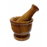 Onyx Marble Multi Green Handcrafted Pestle & Mortar 3"