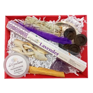 Home Cleansing Smudge Kit Set (Amethyst)