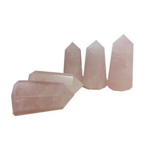 Rose Quartz Polished Obelisk Carving 4-5cm