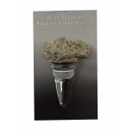 Pyrite Cluster Bottle Stopper in Display Box 1 Pcs
