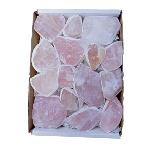 Rose Quartz Rough Stone Box Small