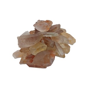 Tangerine Quartz Points Natural Wt:500g