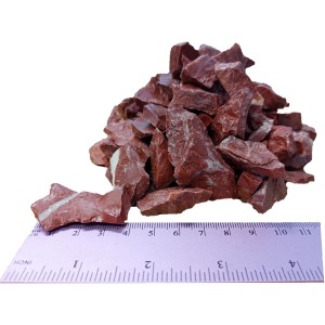 Red Jasper Rough Undrilled Chips 1-3cm (1kg)