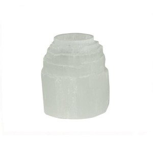 Selenite Mountain Tealights 10cm x 9cm