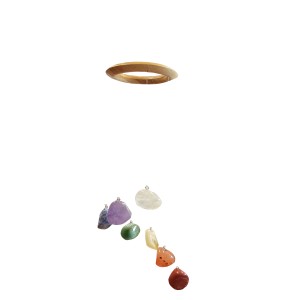 Chakra Tumbled Stones Windchime 30-40mm